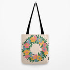 Floral Wreath Tote Bag Gallery Image 2