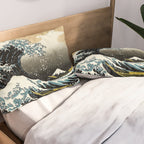 The Great Wave Off Kanagawa ,No.2, Pillow Sham Gallery Image 2