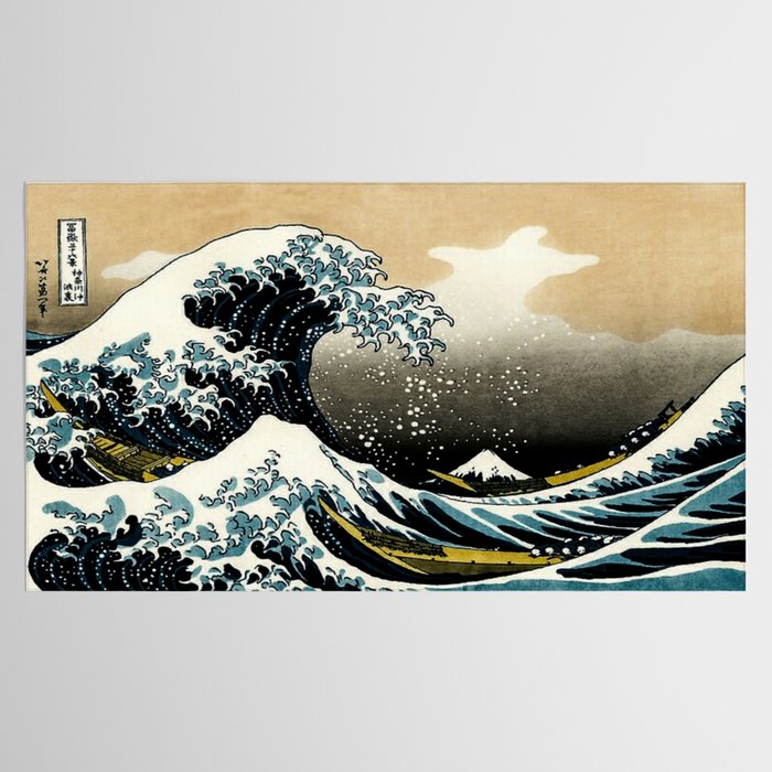 The Great Wave Off Kanagawa ,No.2, Tablecloth Gallery Image 2