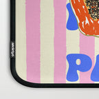 Papaya Stripes Tropical Summer Illustration Laptop Sleeve Gallery Image 3