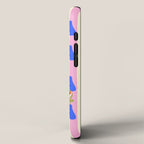 Papaya Stripes Tropical Summer Illustration iPhone Case Gallery Image 2