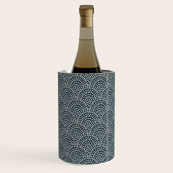 Boho Deco Fan . Navy Wine Chiller Gallery Image 2