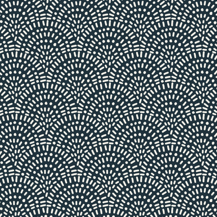 Boho Deco Fan . Navy Coffee Mug Gallery Image 2