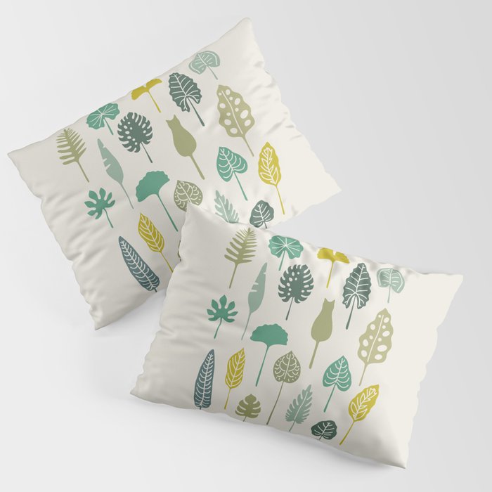 Cat and Plant 49 Pillow Sham Gallery Image 3
