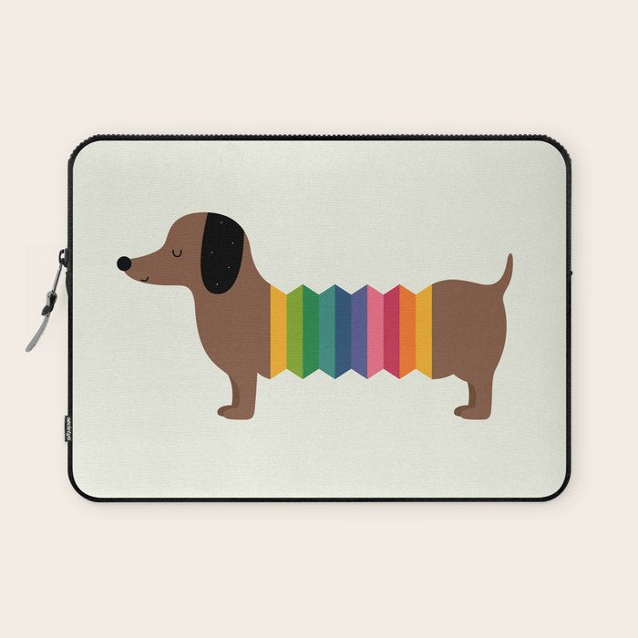 Rainbow Dooooog Laptop Sleeve Gallery Image 1
