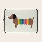 Rainbow Dooooog Laptop Sleeve Gallery Image 1