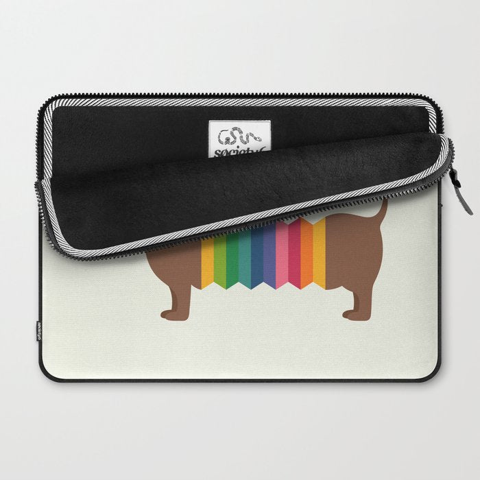 Rainbow Dooooog Laptop Sleeve Gallery Image 2
