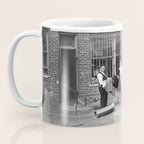 Men Playing Golf, Vintage Black and White Art Coffee Mug Gallery Image 3