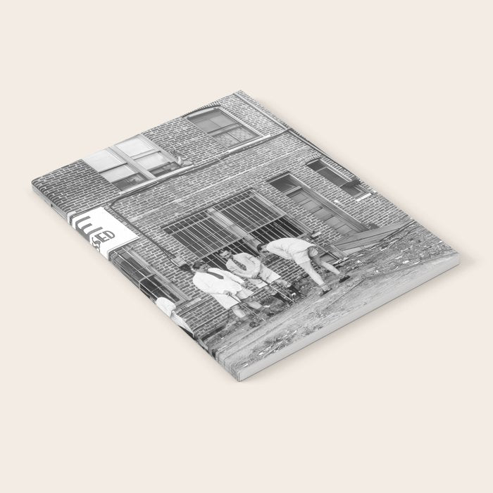 Men Playing Golf, Vintage Black and White Art Notebook Gallery Image 2