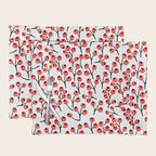 Christmas red fruit - pattern no 4 Placemat Gallery Image 1