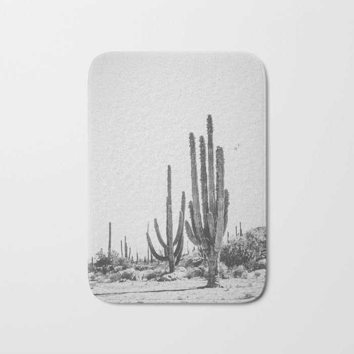 DESERT CACTUS XVII / Baja, Mexico Bath Mat Gallery Image 1
