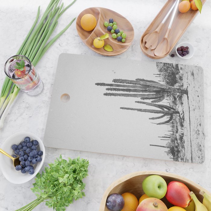 DESERT CACTUS XVII / Baja, Mexico Cutting Board Gallery Image 2
