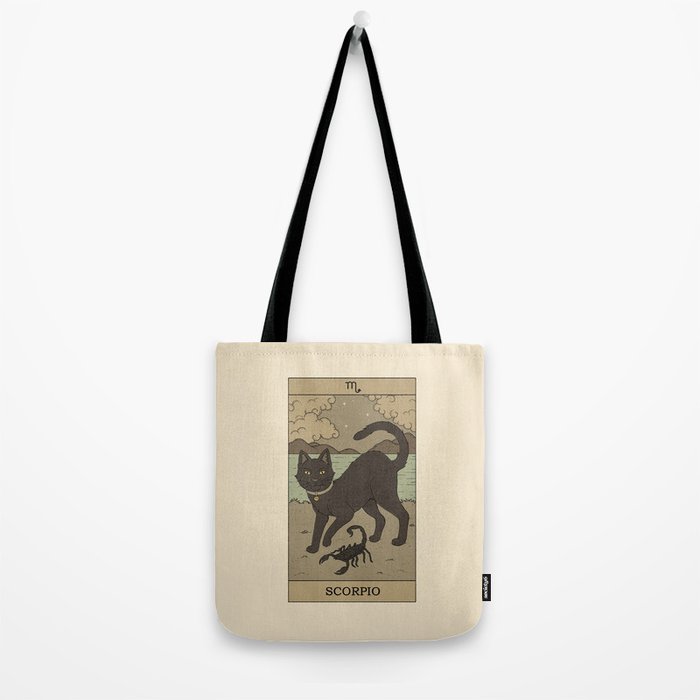 Scorpio Cat Tote Bag Gallery Image 2