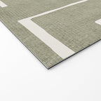 Neutral Olive Green Abstract Artwork  Welcome Mat Gallery Image 2