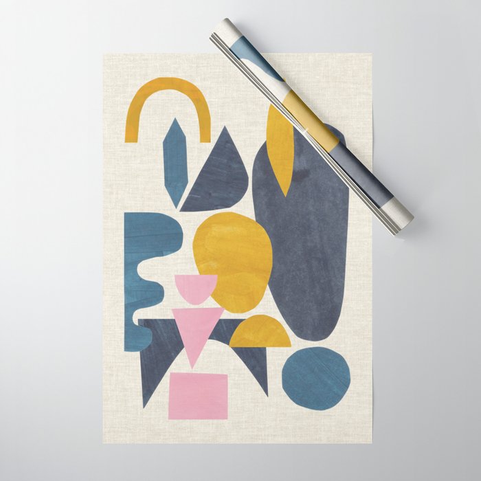 Sunny Blues  Wrapping Paper Gallery Image 1