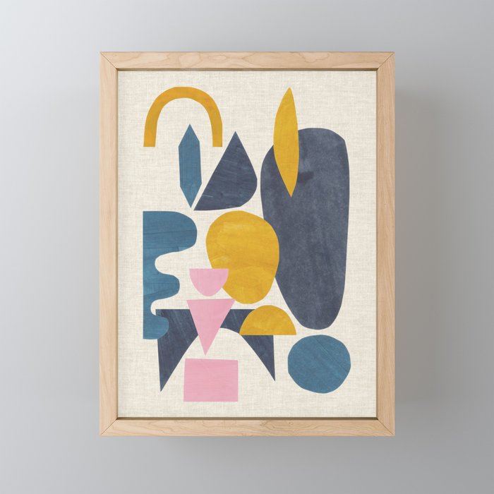Sunny Blues  Mini Art Print Gallery Image 1