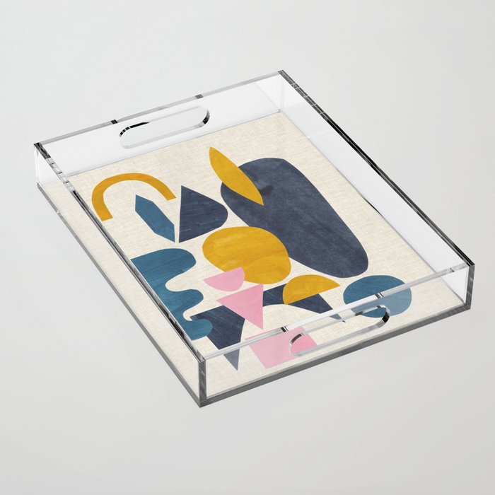 Sunny Blues  Acrylic Tray Gallery Image 1