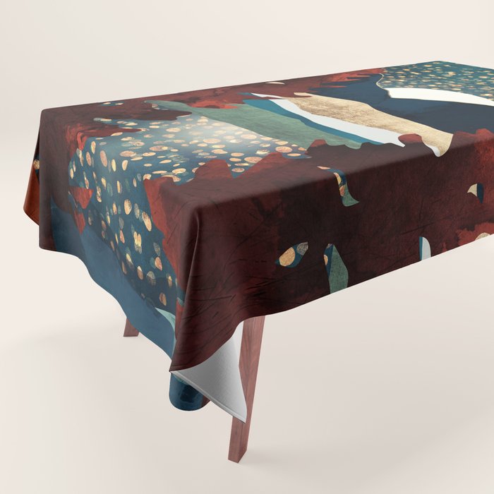 Star Sky Reflection Tablecloth Gallery Image 1