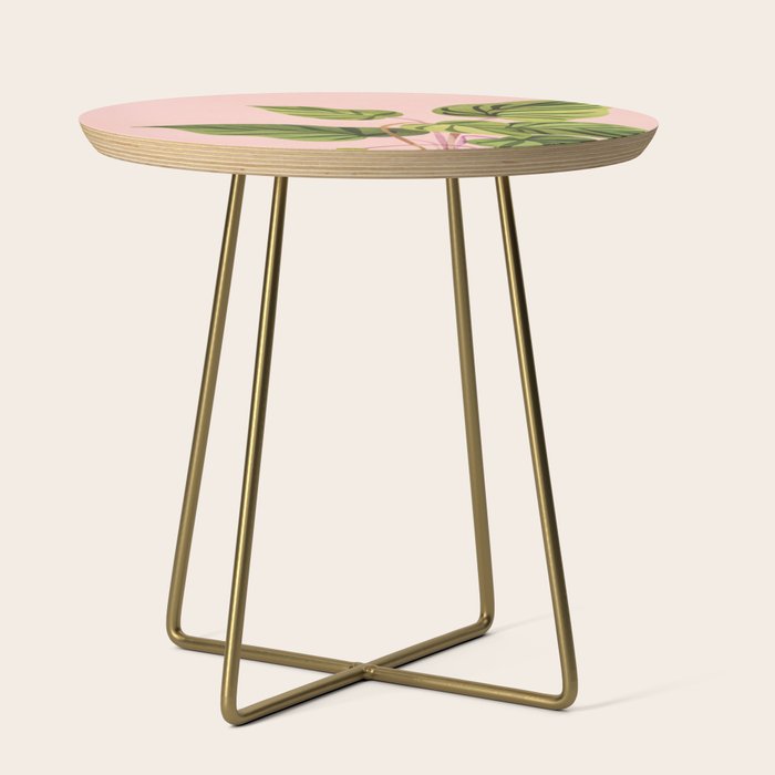 Upstart Pink and Green Houseplant Side Table Gallery Image 1