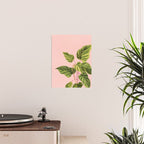Upstart Pink and Green Houseplant Poster Gallery Image 2