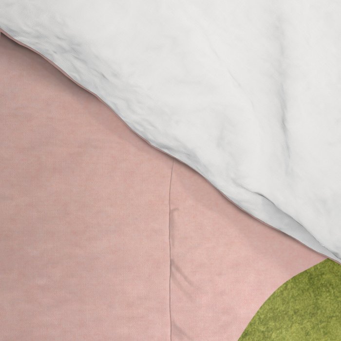 Upstart Pink and Green Houseplant Comforter Gallery Image 4
