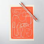 Lines in Space 4 Wrapping Paper Gallery Image 1