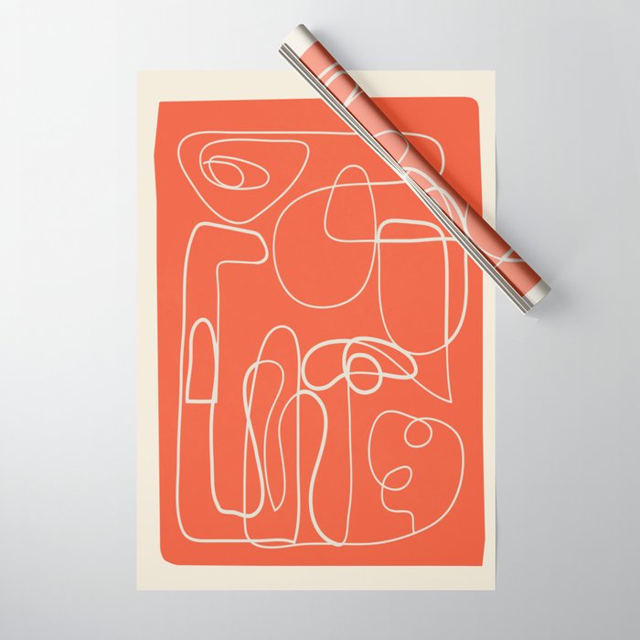 Lines in Space 4 Wrapping Paper Gallery Image 1