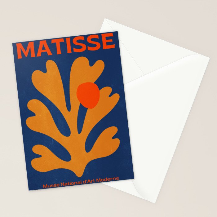 Indigo Sun: Paper Cutouts Matisse Edition Stationery Card Gallery Image 2