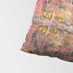 Autumn Reflections, Woodland Lake in Fall Forest Pillow Sham Gallery Image 4