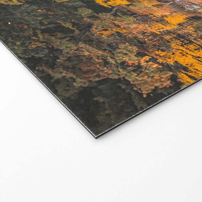 Autumn Reflections, Woodland Lake in Fall Forest Welcome Mat Gallery Image 2