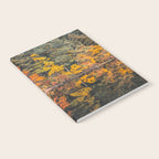 Autumn Reflections, Woodland Lake in Fall Forest Notebook Gallery Image 2
