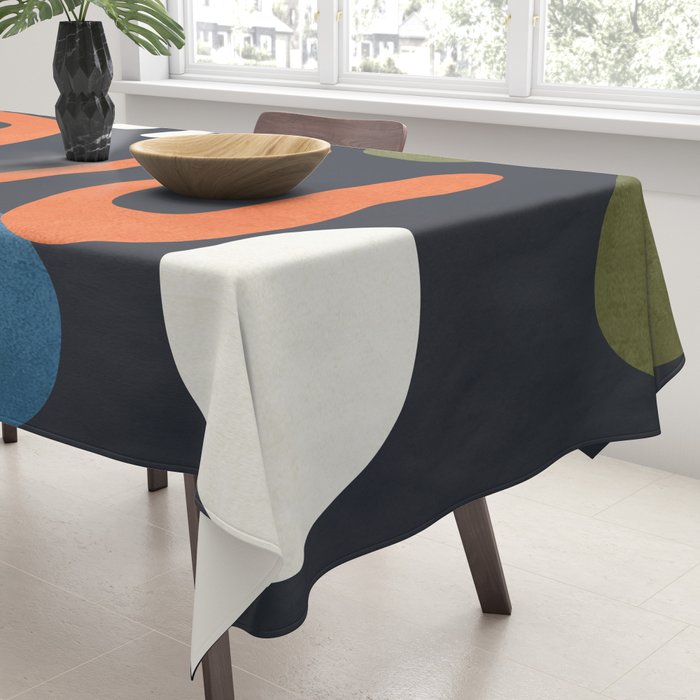 Abstract Colorful Setting 1 Tablecloth Gallery Image 3