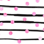 Blush pink black watercolor modern stripes polka dots Coffee Mug Gallery Image 2