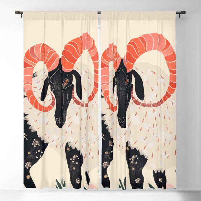 Majestic Ram Window Curtain Gallery Image 5