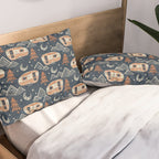 Little Camper - midnight and copper  Pillow Sham Gallery Image 2
