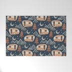 Little Camper - midnight and copper  Welcome Mat Gallery Image 1