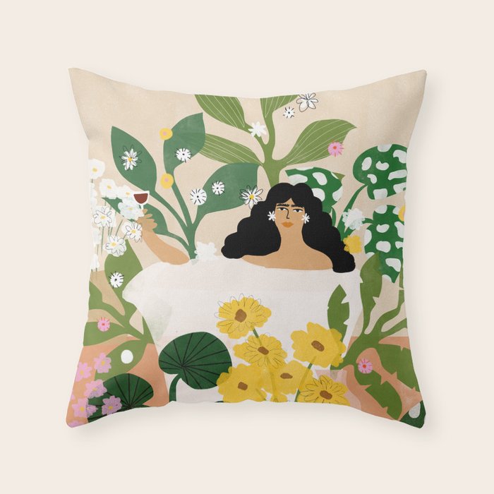Self Care Throw Pillow Gallery Image 1