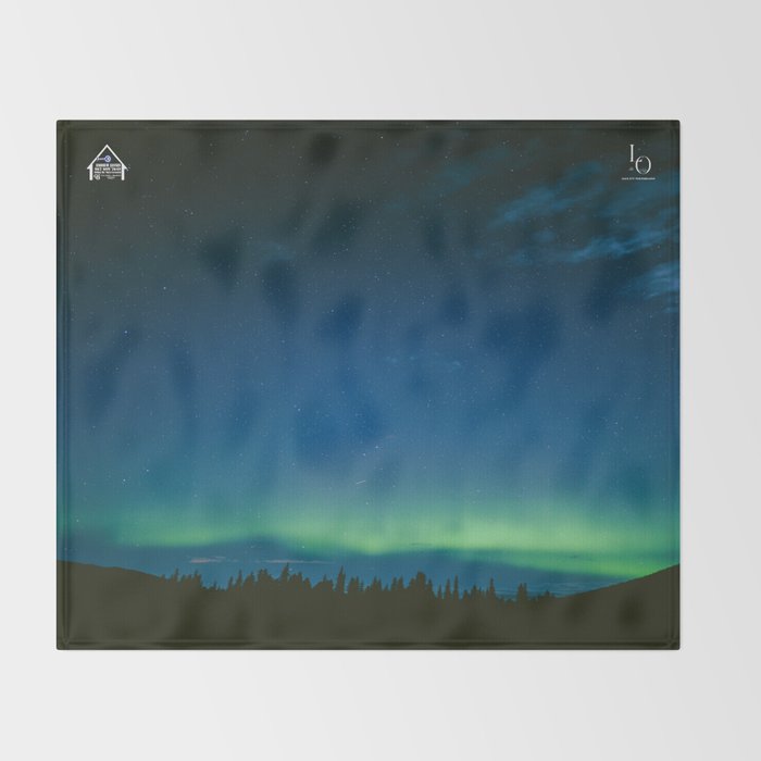 Northern Lights Throw Blanket Throw Blanket Gallery Image 2