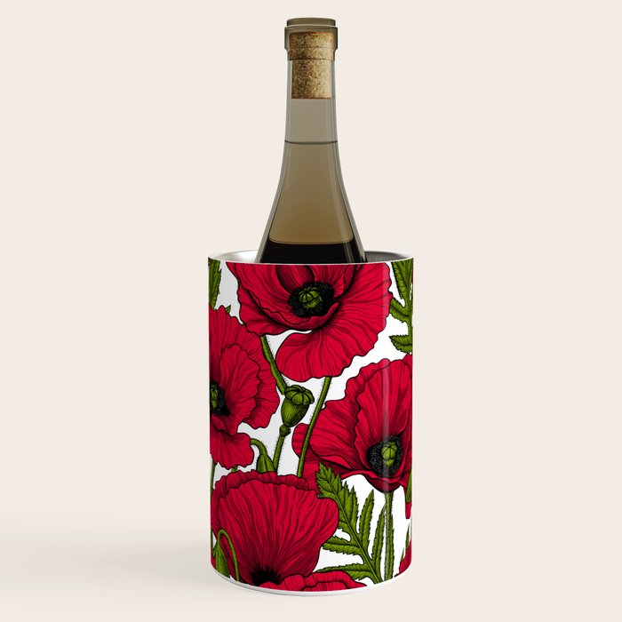 Red Poppy garden 2 Wine Chiller Gallery Image 2