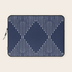 Geo (Navy) Laptop Sleeve Gallery Image 1