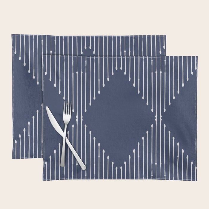 Geo (Navy) Placemat Gallery Image 1