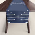 Geo (Navy) Table Runner Gallery Image 1