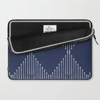 Geo (Navy) Laptop Sleeve Gallery Image 2