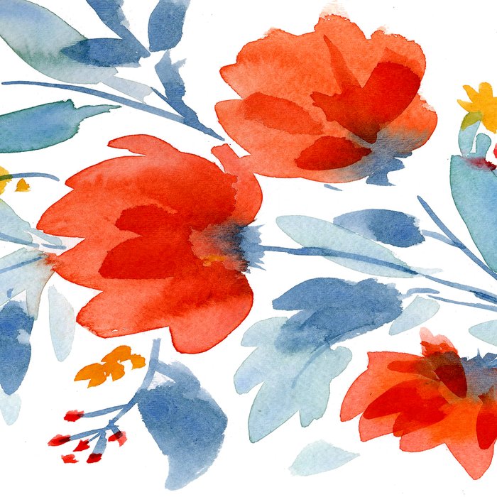 Watercolor Flowers Coffee Mug Gallery Image 2