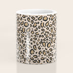 Leopard print - classic cheetah print, animal print Coffee Mug Gallery Image 4