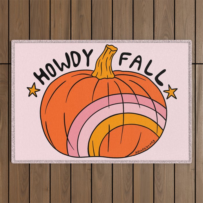 Howdy Fall Outdoor Rug Gallery Image 1