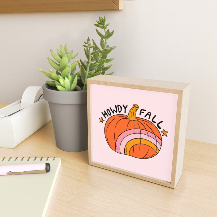 Howdy Fall Mini Art Print Gallery Image 2