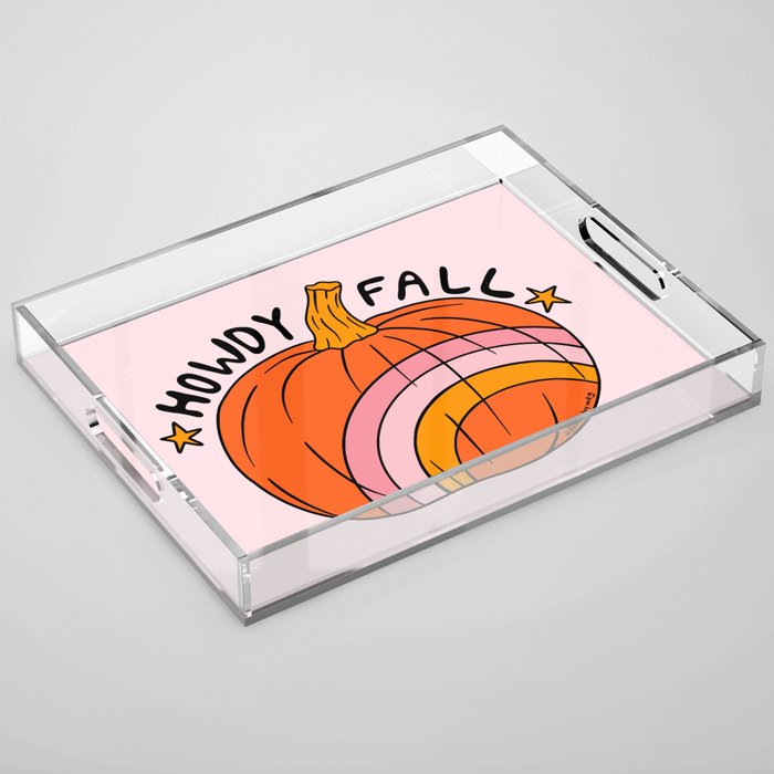 Howdy Fall Acrylic Tray Gallery Image 1