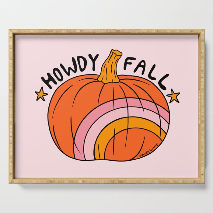Howdy Fall Serving Tray Gallery Image 1
