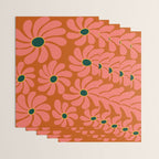 Retro Super Bloom - 70's Vibe Boho Colors Wrapping Paper Gallery Image 3